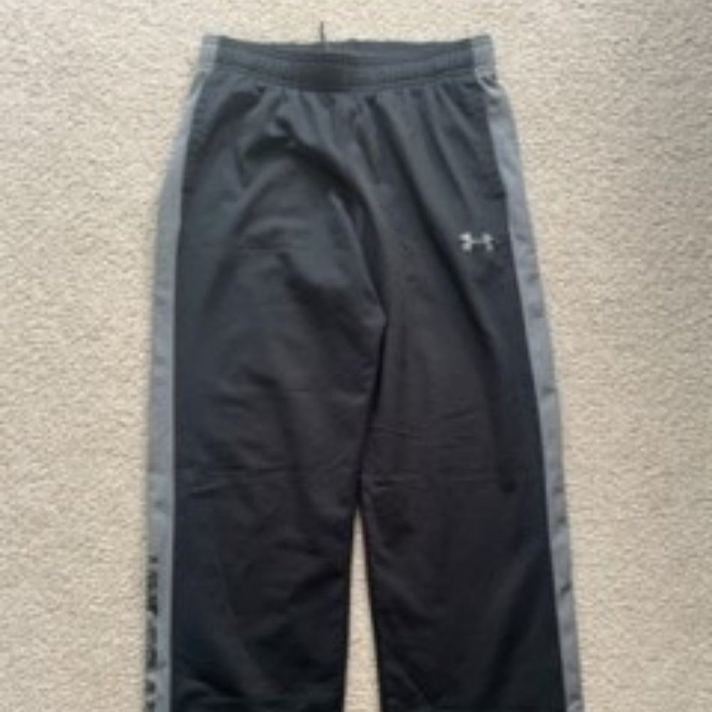 Under Armour Pants - Youth Large - black/grey